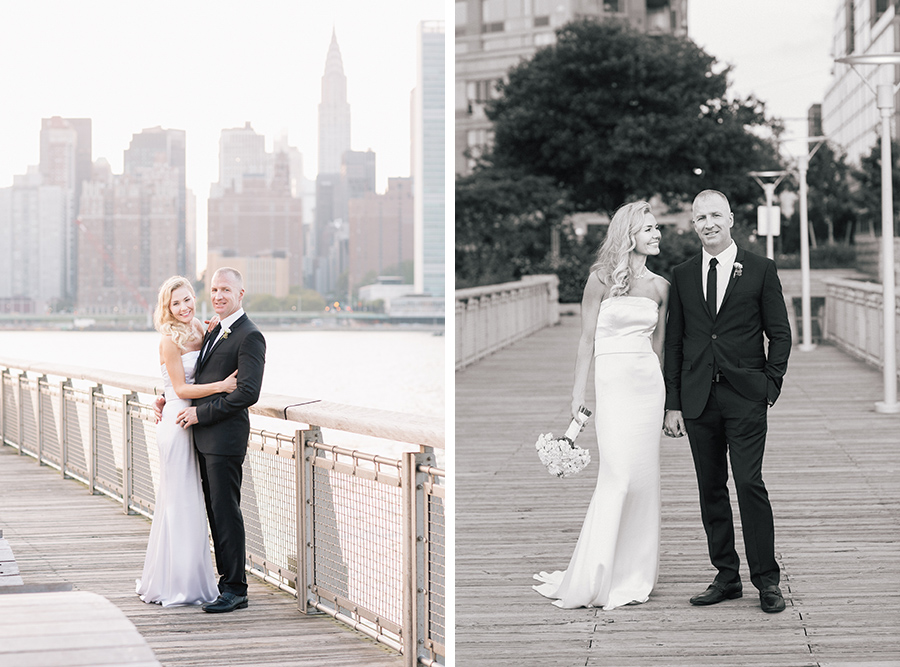Summer wedding in Long Island City, Manhattan Views, New York City, Scottish, FDNY, Kelly Kollar Photography