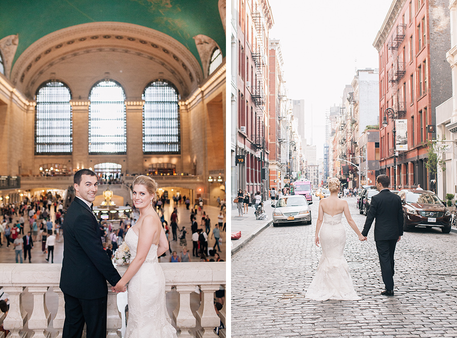 Wedding session in Manhattan, SoHo wedding, Grand Central Station wedding, by Kelly Kollar Photography