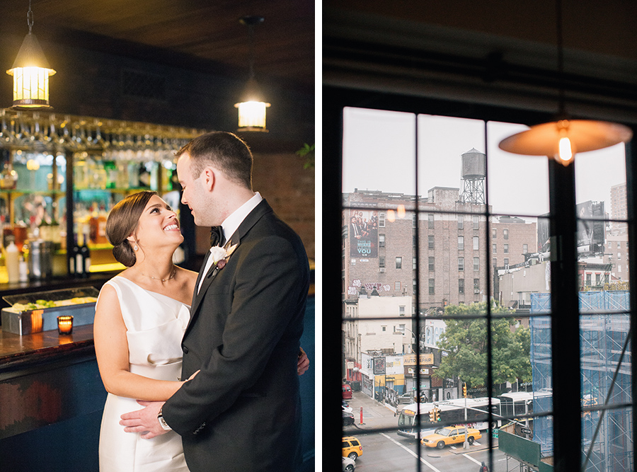 Fall wedding at The Bowery Hotel in Manhattan, City wedding, Rainy Wedding, New York Public Library, by Kelly Kollar Photography