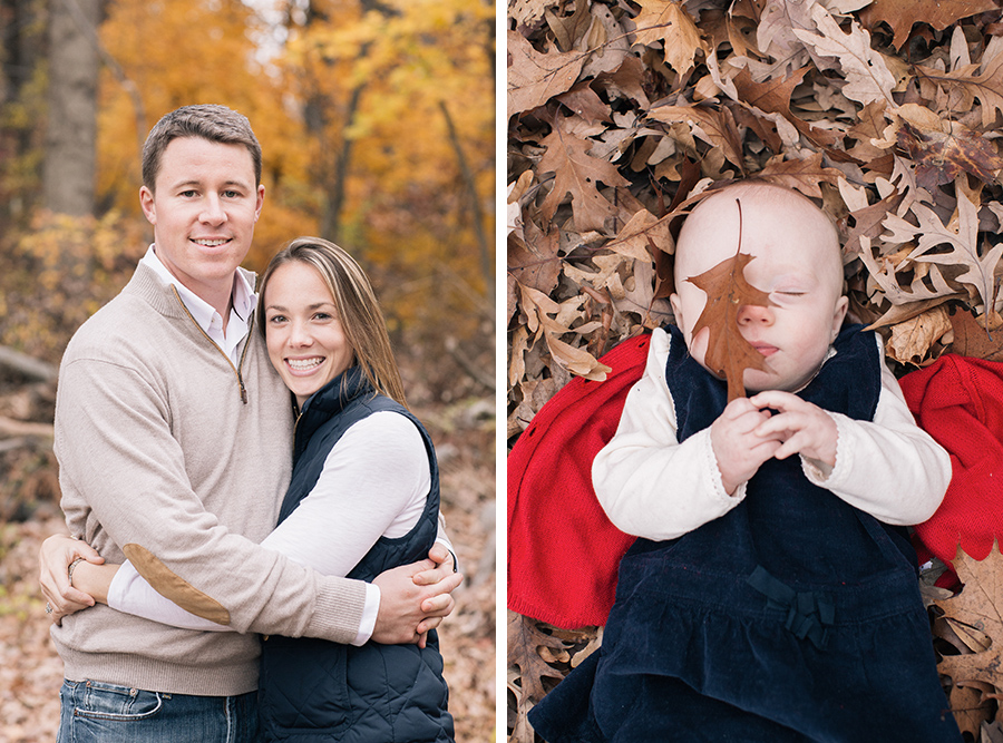Fall family session, cute baby, by Kelly Kollar Photography