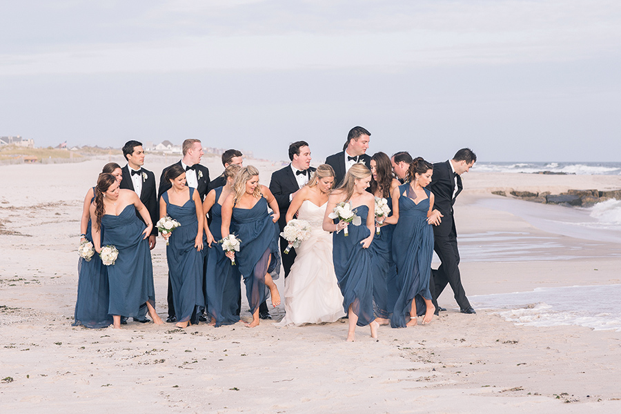 Summer wedding at Royalton at Lawrence Country Club in Long Island, catholic, beach, by Kelly Kollar Photography