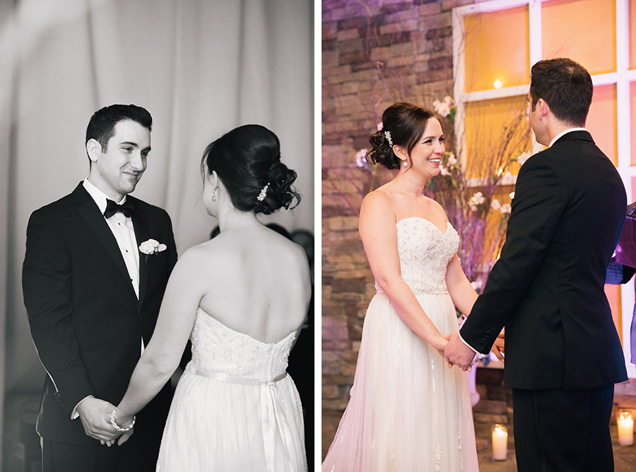Snowy, winter wedding at Stone House at Stirling Ridge in New Jersey by Kelly Kollar Photography.