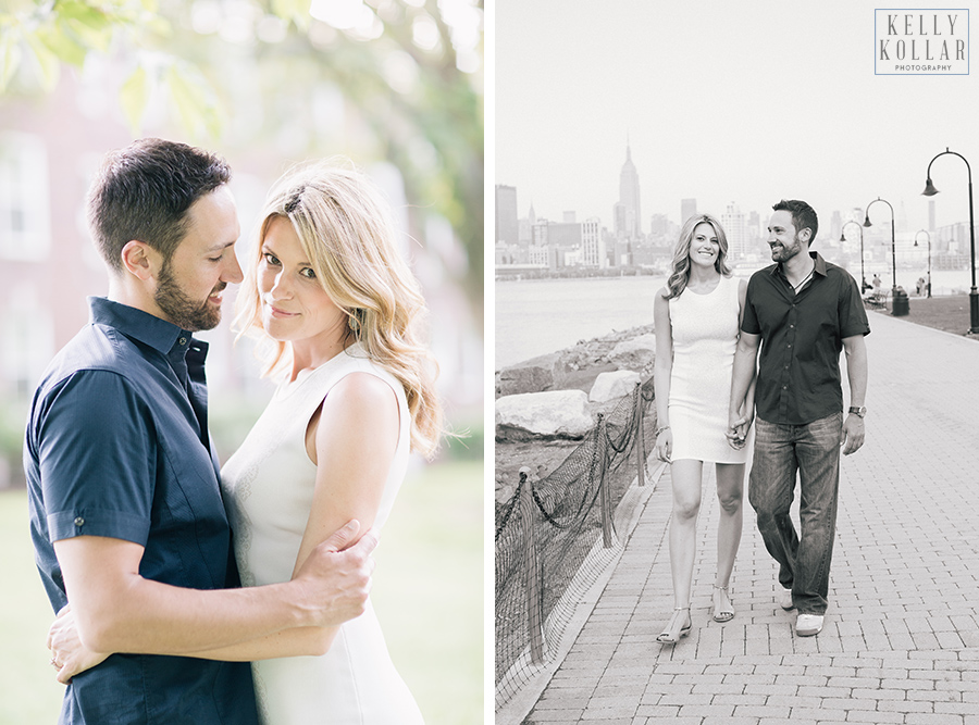 Engagement session in Hoboken, New Jersey, Kelly Kollar Photography