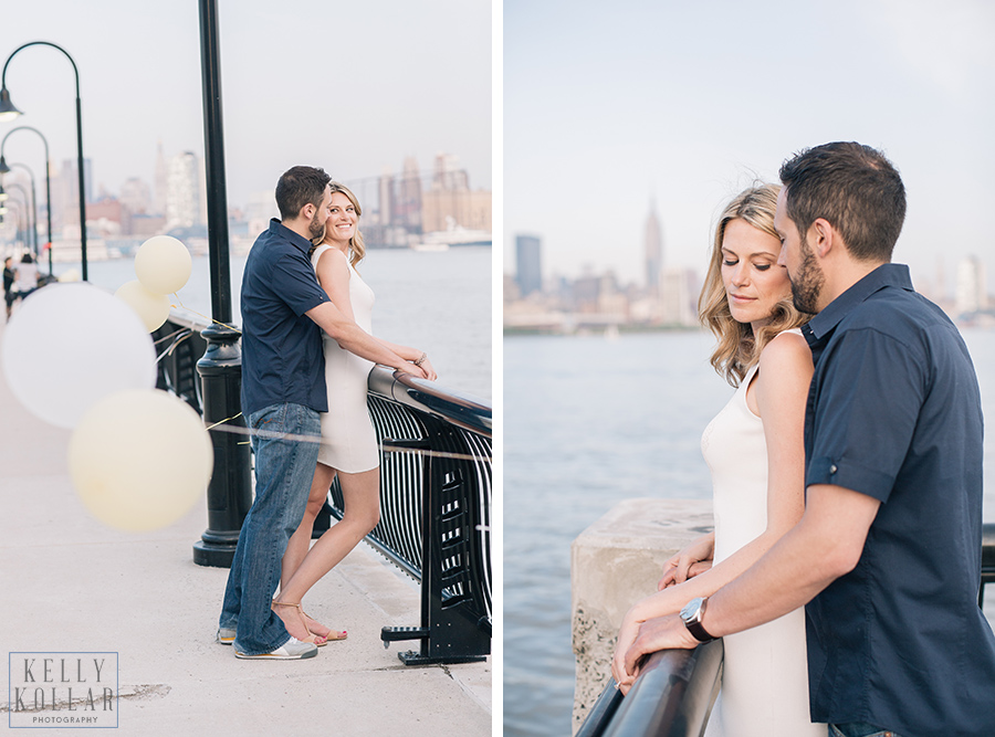 Engagement session in Hoboken, New Jersey, Kelly Kollar Photography