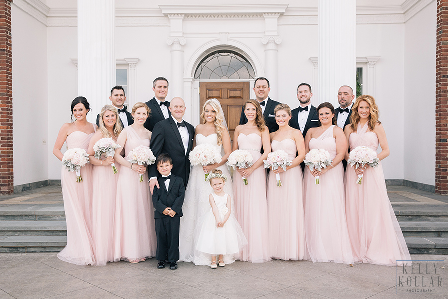 Classic wedding at Trump National Golf Club, Bedminster, New Jersey. By Kelly Kollar Photography