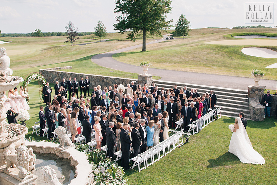 Classic wedding at Trump National Golf Club, Bedminster, New Jersey. By Kelly Kollar Photography