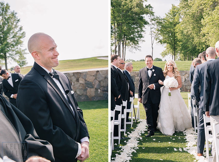 Classic wedding at Trump National Golf Club, Bedminster, New Jersey. By Kelly Kollar Photography