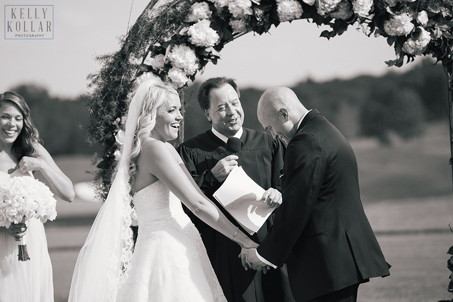 Classic wedding at Trump National Golf Club, Bedminster, New Jersey. By Kelly Kollar Photography