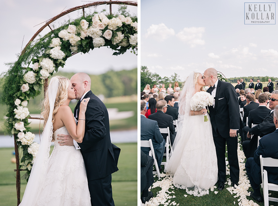 Classic wedding at Trump National Golf Club, Bedminster, New Jersey. By Kelly Kollar Photography