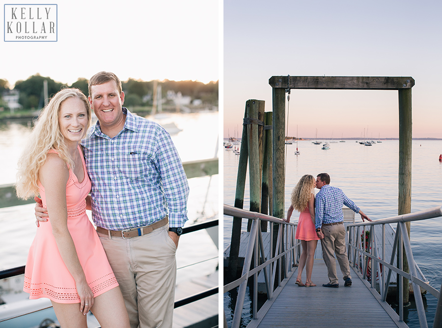 Nautical Rehearsal Dinner at Indian Harbor Yacht Club in Greenwich, Connecticut. By Kelly Kollar Photography