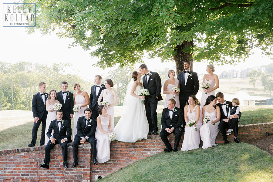 Wedding at Hamilton Farm Gold Club in Gladstone, New Jersey. By Kelly Kollar Photography.