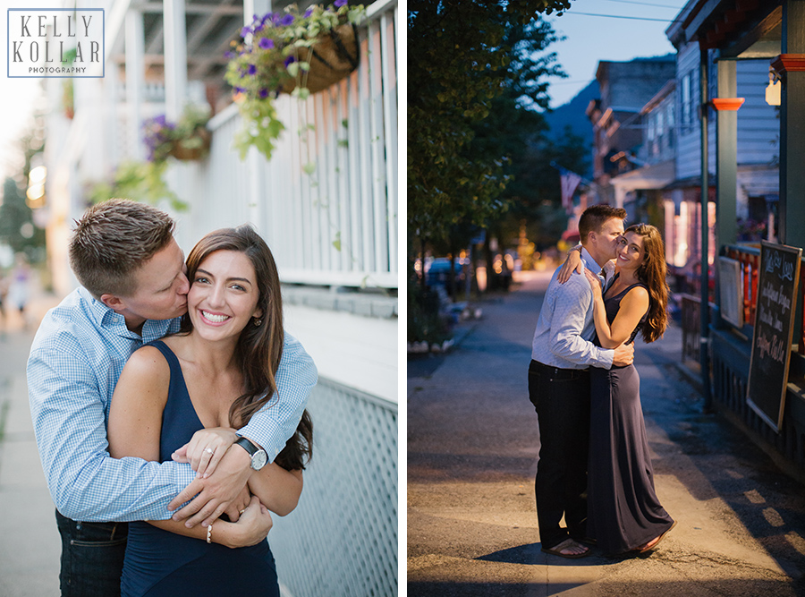 Patriotic Engagement Session at West Point and Cold Springs in the Hudson River Valley in New York. By Kelly Kollar Photography.