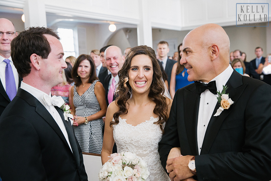 Wedding at The Old First Church and Huntington Crescent Club in Long Island, New York. By Kelly Kollar Photography.