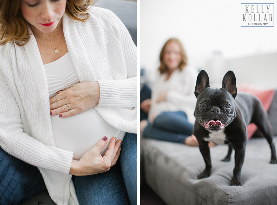 Maternity, pregnancy session in Brooklyn. Photos by Kelly Kollar Photography.