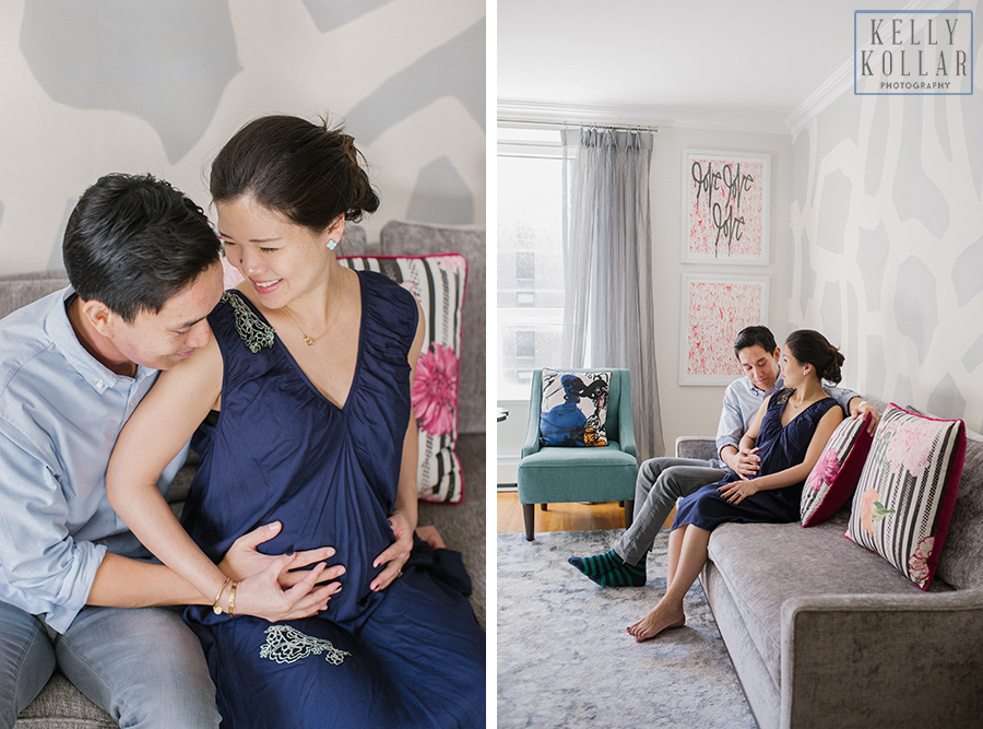 Maternity session in Manhattan. By Kelly Kollar Photography.