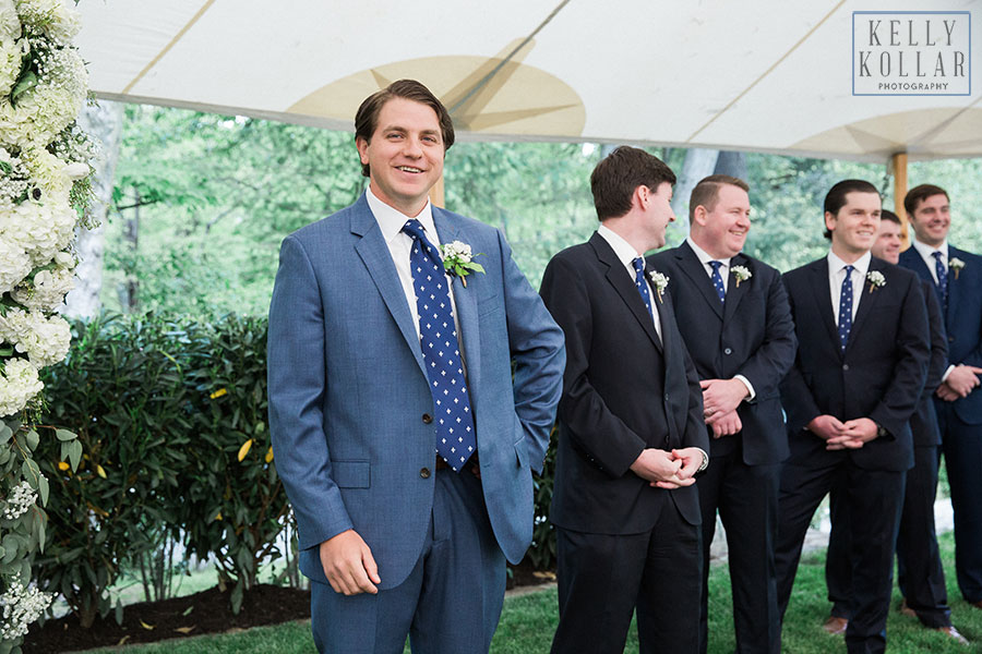 Wedding at Camp Riverbend in Warren, New Jersey. Photos by Kelly Kollar Photography.