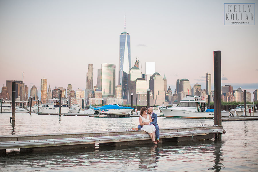 Wedding at Battello in Jersey City, New Jersey. By Kelly Kollar Photography.