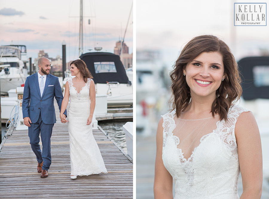 Wedding at Battello in Jersey City, New Jersey. By Kelly Kollar Photography.