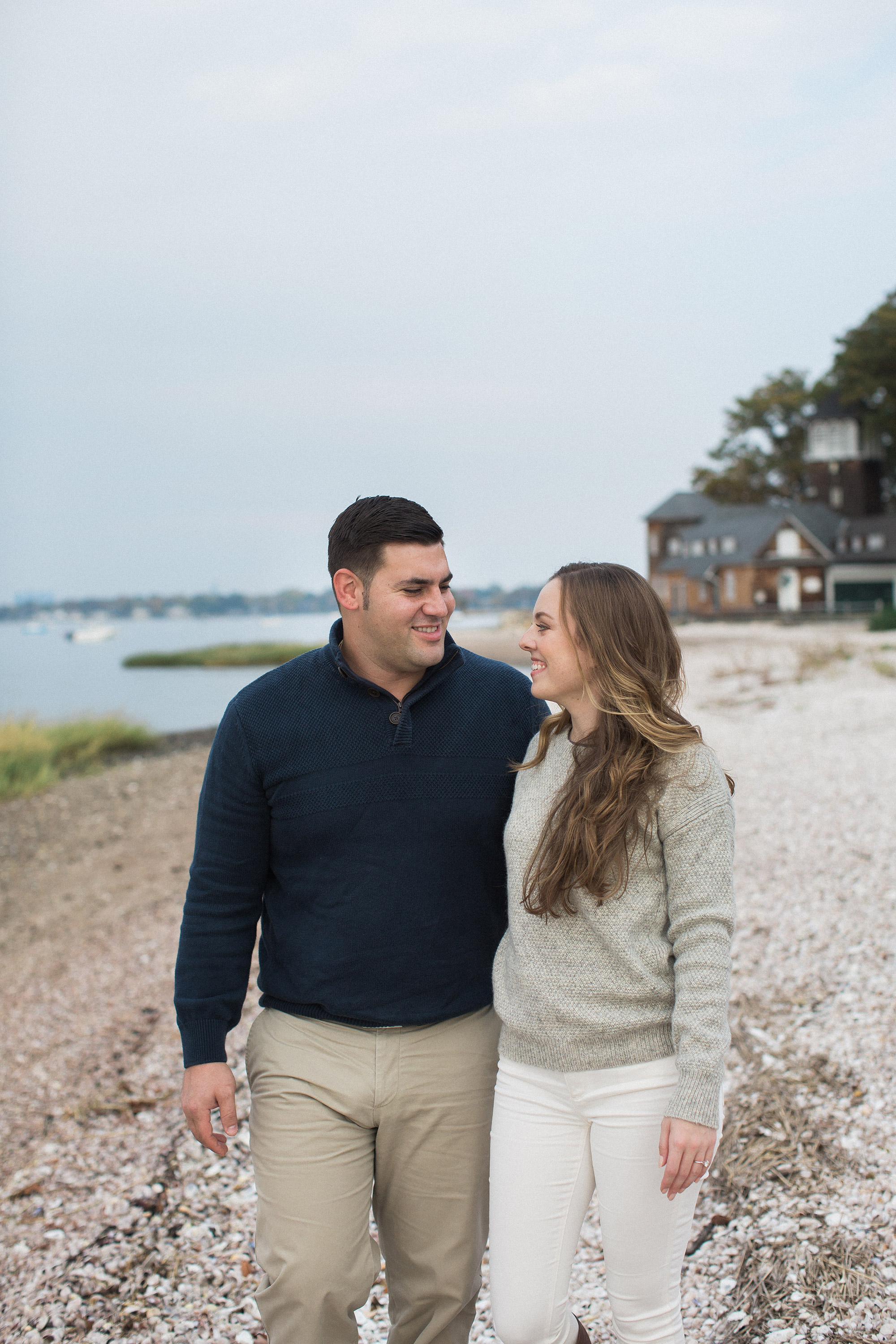Engagement session at Tod's Point in Greenwich, Connecticut.