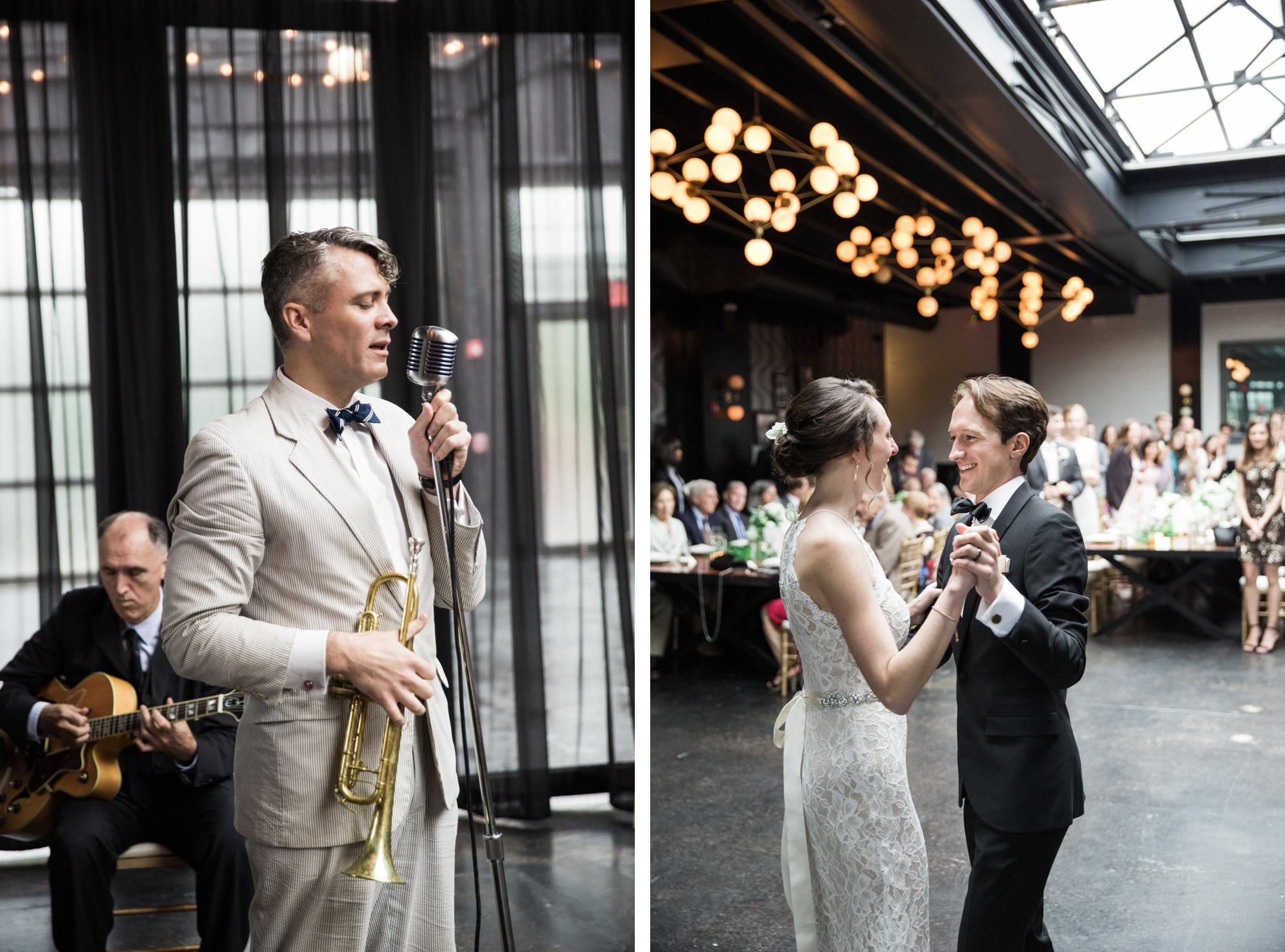 Wedding at 501 Union in Brooklyn. Photos by Kelly Kollar Photography.