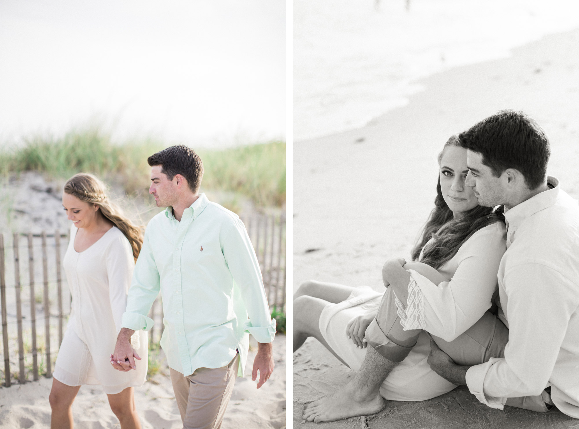 Engagement session in Long Beach, New York.