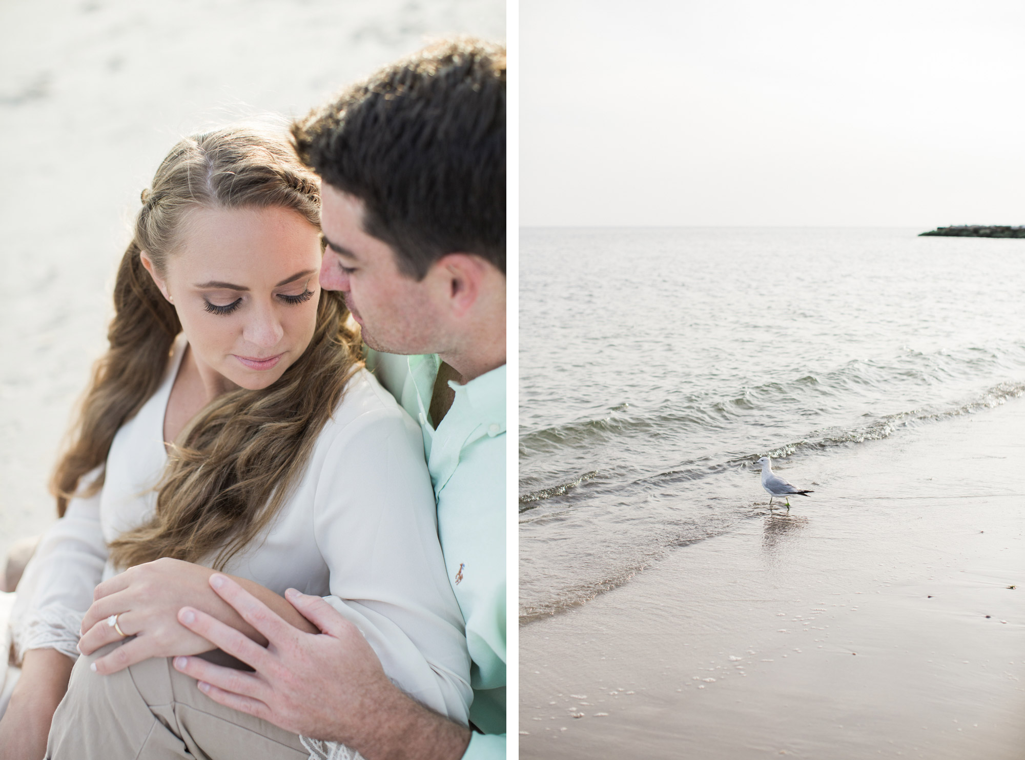 Engagement session in Long Beach, New York.