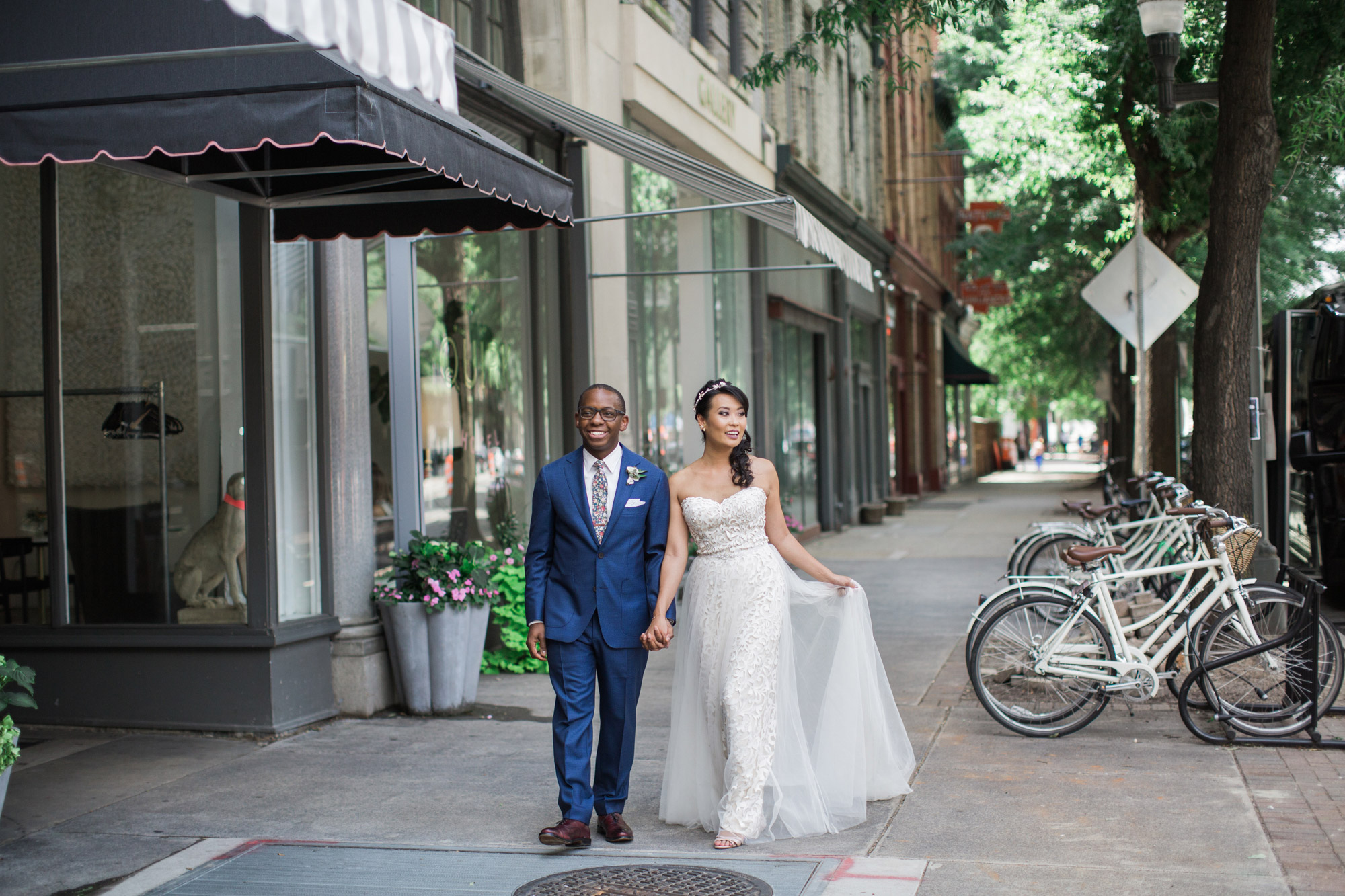 Wedding at The Quirk Hotel and the Hofheimer Building in Richmond, Virginia.  Photos by Kelly Kollar Photography.