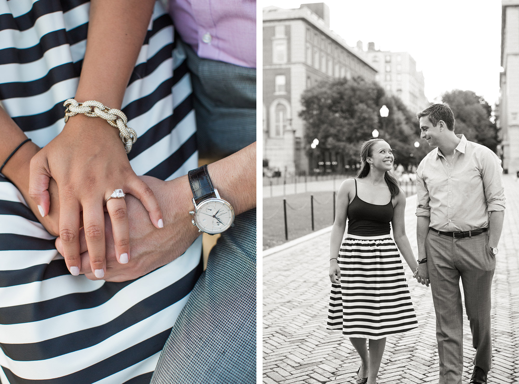 Engagement session in Manhattan at the Met Museum and Columbia University.  Photos by Kelly Kollar Photography.
