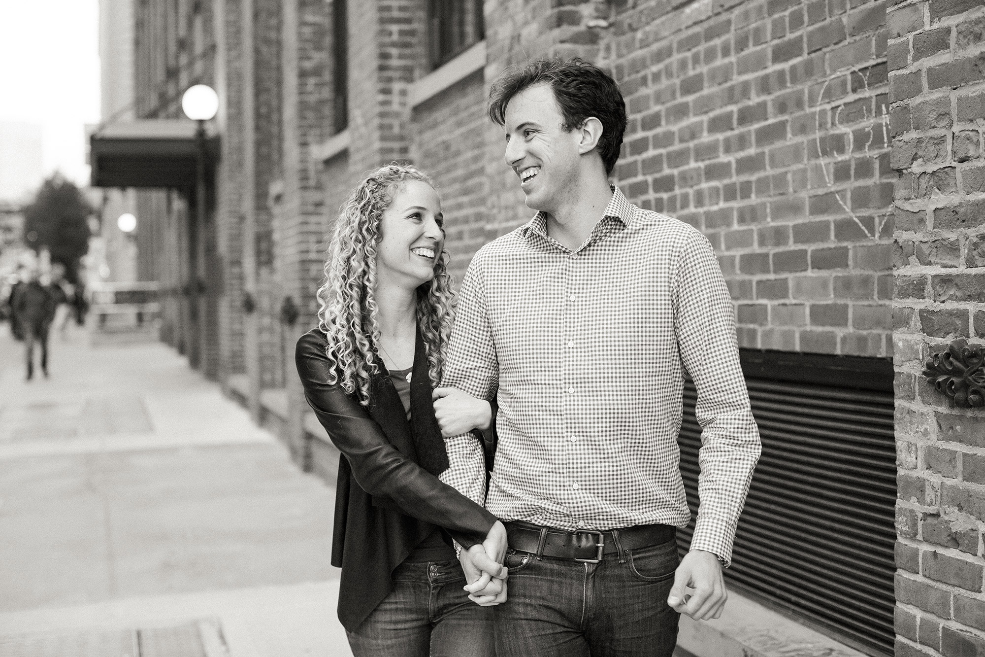 Engagement session in park slope and dumbo, Brooklyn.