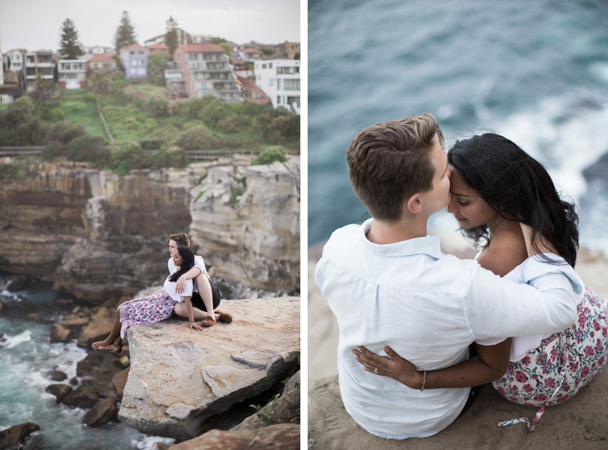 Engagement photos in Vaucluse in Sydney, Australia. Photos by Kelly Kollar Photography.