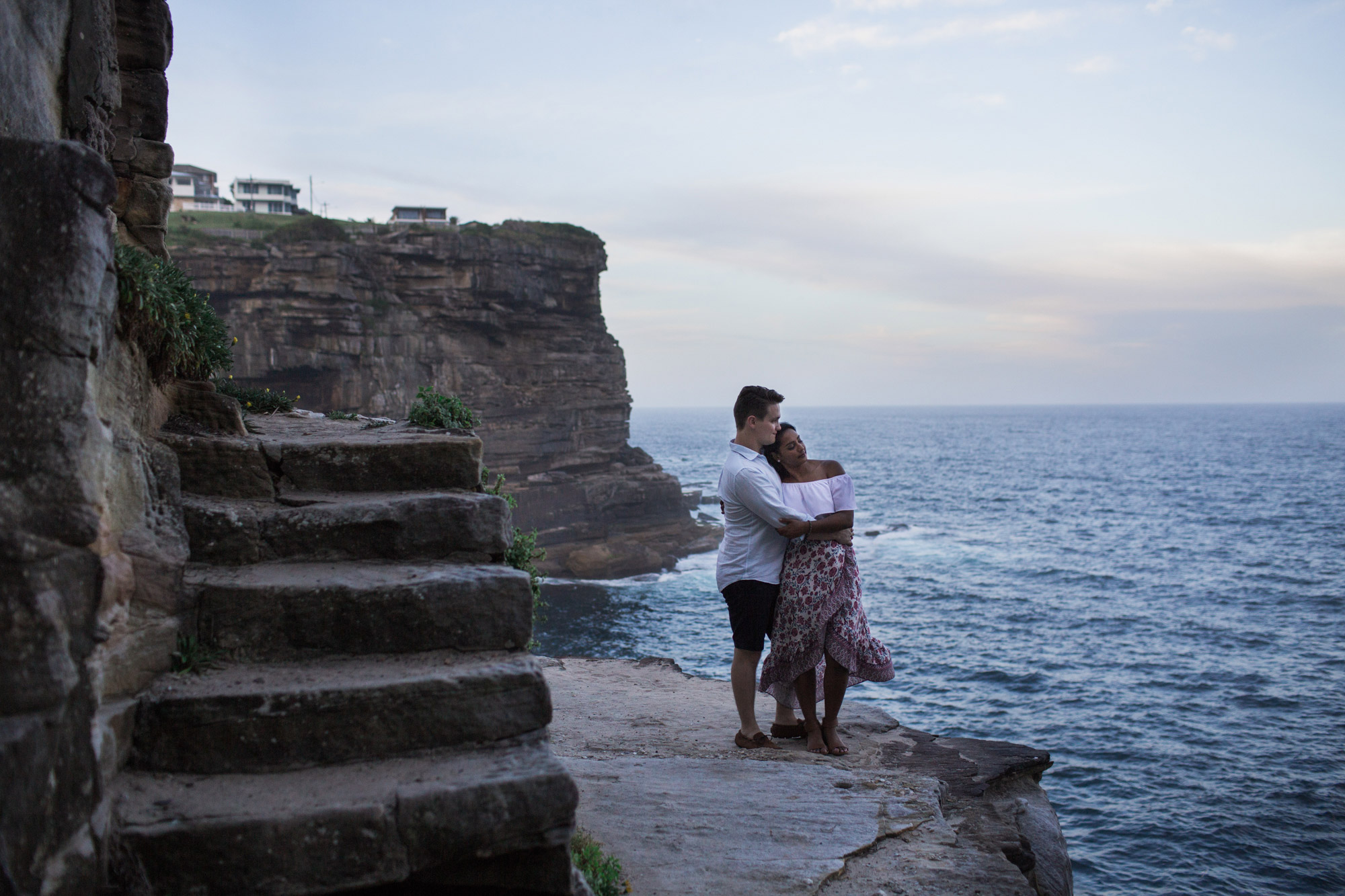 Engagement photos in Vaucluse in Sydney, Australia. Photos by Kelly Kollar Photography.