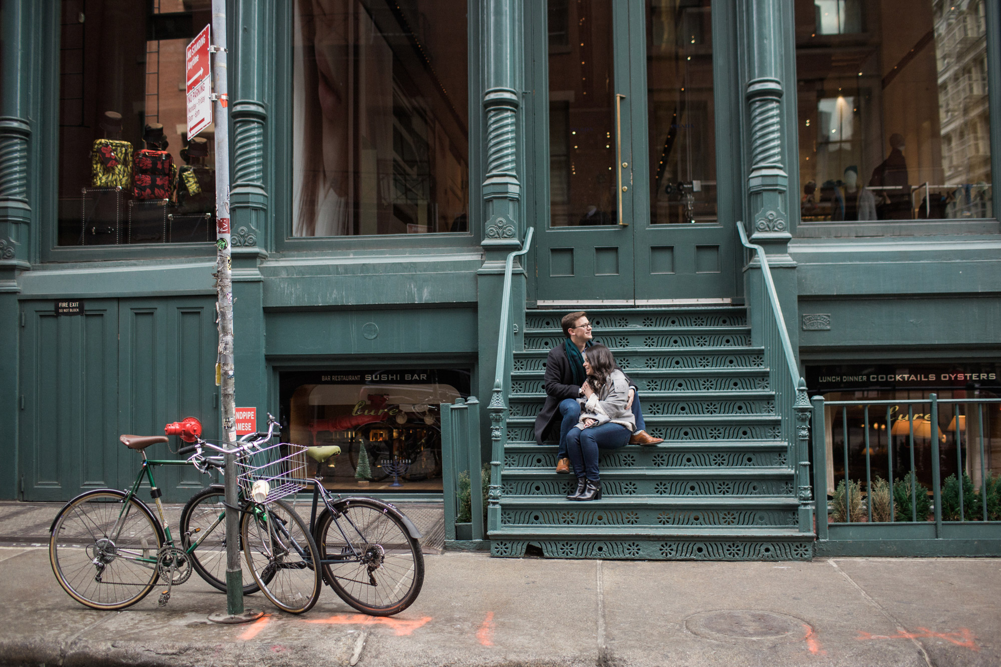 Engagement session in Soho, Manhattan by Kelly Kollar Photography