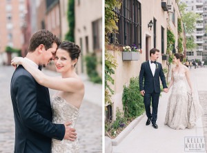 Manhattan Wedding at the Bowery Hotel & Washington Mews by Kelly Kollar Photography.