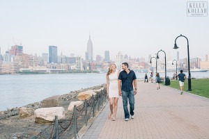 Engagement session in Hoboken, New Jersey, Kelly Kollar Photography