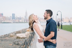 Engagement session in Hoboken, New Jersey, Kelly Kollar Photography