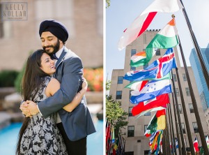 Surprise proposal on the rooftop of 620 Loft & Garden in Manhattan. By Kelly Kollar Photography.