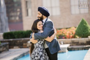 Surprise proposal on the rooftop of 620 Loft & Garden in Manhattan. By Kelly Kollar Photography.
