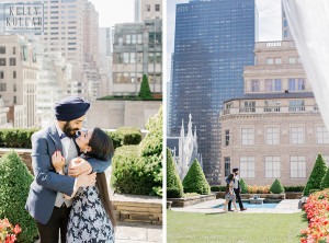 Surprise proposal on the rooftop of 620 Loft & Garden in Manhattan. By Kelly Kollar Photography.