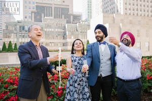 Surprise proposal on the rooftop of 620 Loft & Garden in Manhattan. By Kelly Kollar Photography.