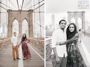 Anniversary session in Brooklyn Bridge Park, by Kelly Kollar Photography.