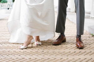 Intimate, outdoor wedding at ICI Restaurant in Fort Greene, Brooklyn, New York. Additional photos in Prospect Park. Photos by Kelly Kollar Photography.