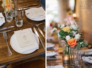 Intimate, outdoor wedding at ICI Restaurant in Fort Greene, Brooklyn, New York. Additional photos in Prospect Park. Photos by Kelly Kollar Photography.