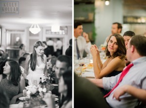 Intimate, outdoor wedding at ICI Restaurant in Fort Greene, Brooklyn, New York. Additional photos in Prospect Park. Photos by Kelly Kollar Photography.
