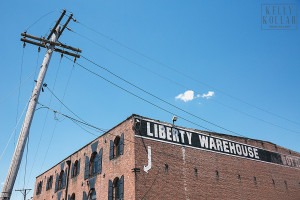 Industrial, modern wedding at Liberty Warehouse in Red Hook, Brooklyn. By Kelly Kollar Photography.