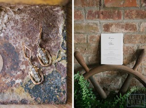 Industrial, modern wedding at Liberty Warehouse in Red Hook, Brooklyn. By Kelly Kollar Photography.
