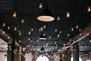 Industrial, modern wedding at Liberty Warehouse in Red Hook, Brooklyn. By Kelly Kollar Photography.