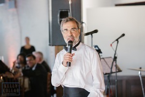Industrial, modern wedding at Liberty Warehouse in Red Hook, Brooklyn. By Kelly Kollar Photography.