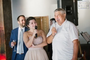 Industrial, modern wedding at Liberty Warehouse in Red Hook, Brooklyn. By Kelly Kollar Photography.