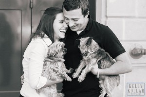 Engagement in Washington DC, including Cleveland Park, Kennedy Center, FDR Memorial, Washington Monument, Jefferson Monument. Photos by Kelly Kollar Photography.