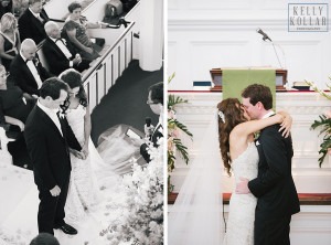 Wedding at The Old First Church and Huntington Crescent Club in Long Island, New York. By Kelly Kollar Photography.